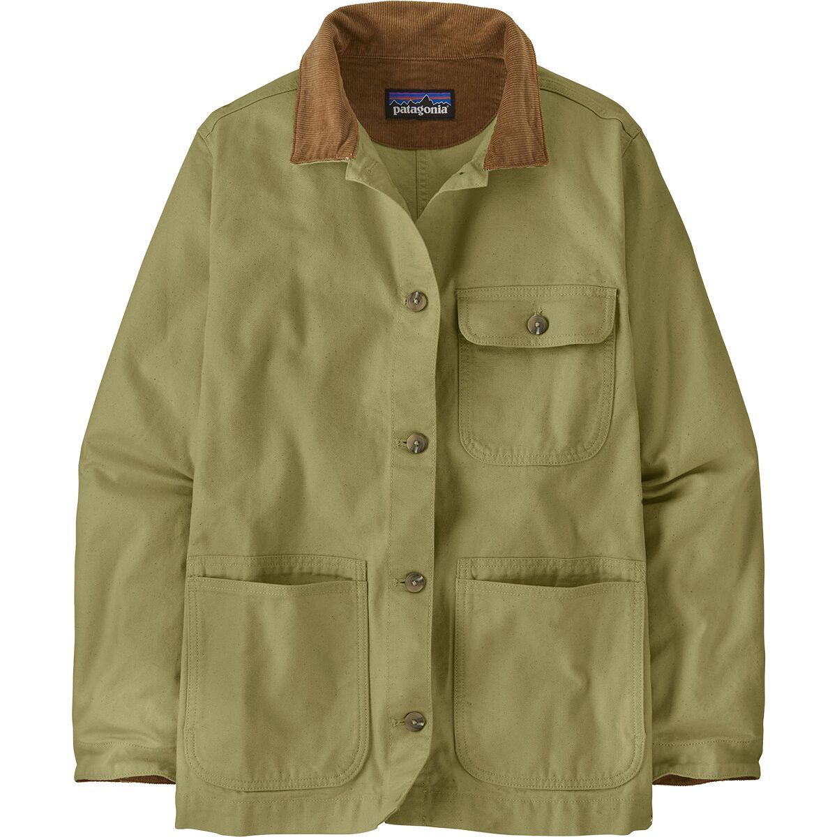 Image of Patagonia Point Reyes Canvas Coat - Women's Gumtree Green, M