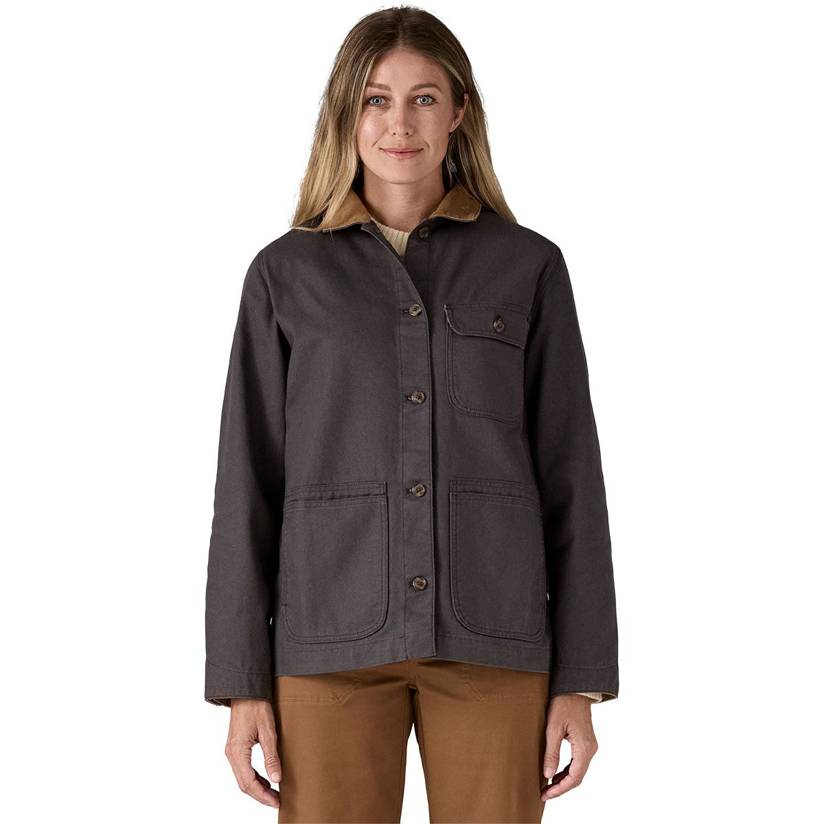 Image of Patagonia Point Reyes Canvas Coat - Women's Ink Black, XL