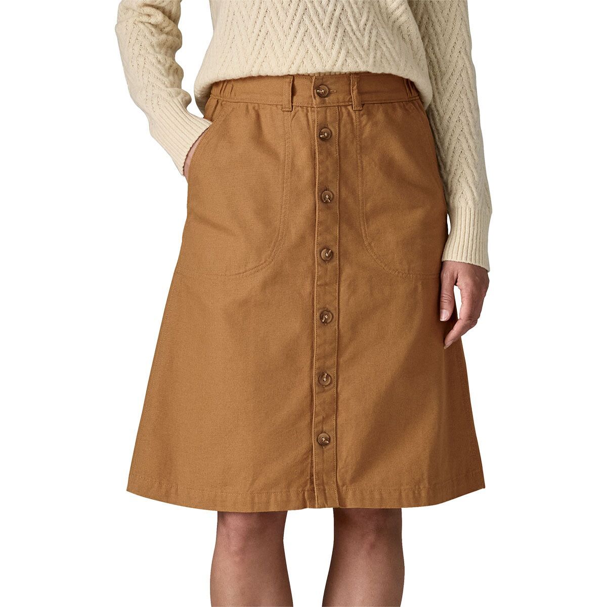 Patagonia Point Reyes Canvas Skirt - Women's Nest Brown, M