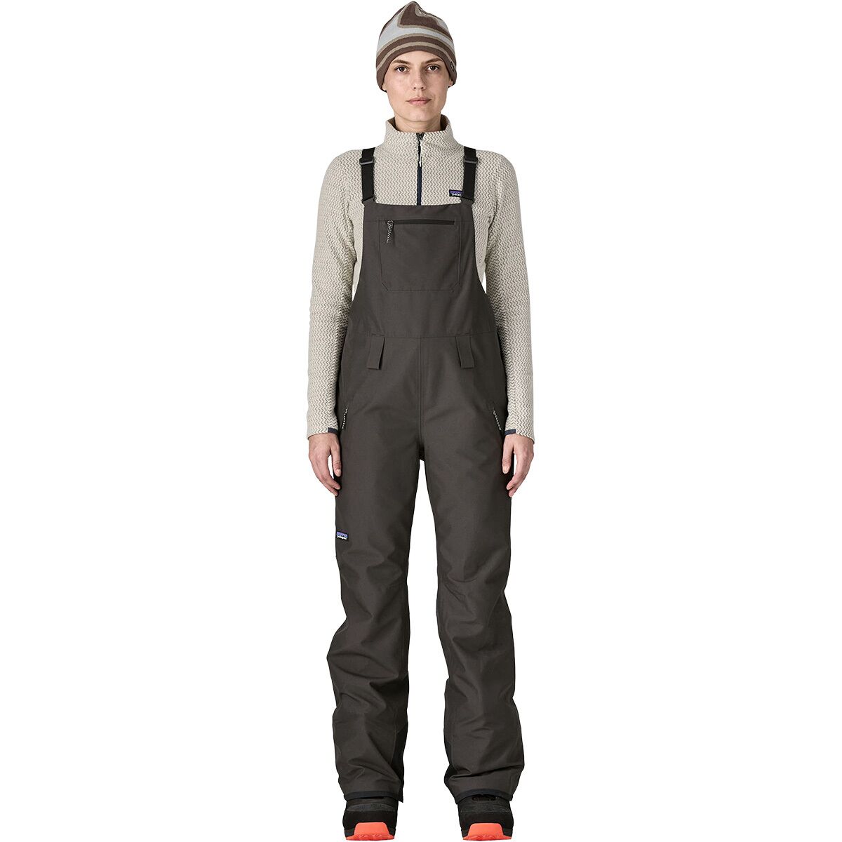 Image of Patagonia Powder Town Bib Pant - Women's Black, XL/Reg
