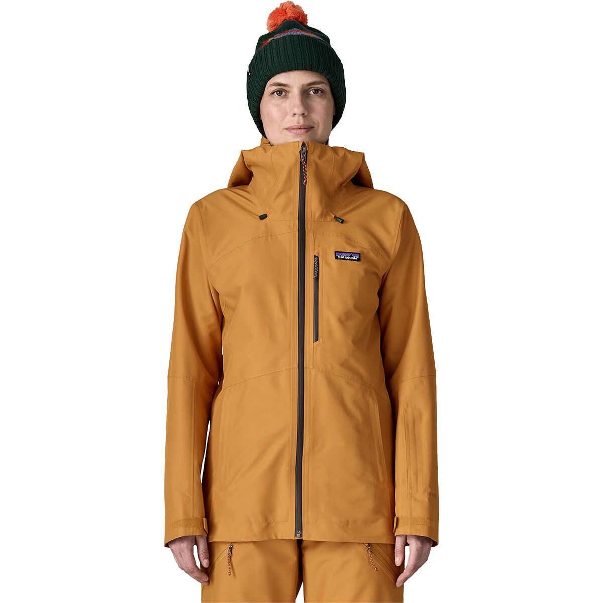Image of Patagonia Powder Town Jacket - Women's Talon Gold, XS