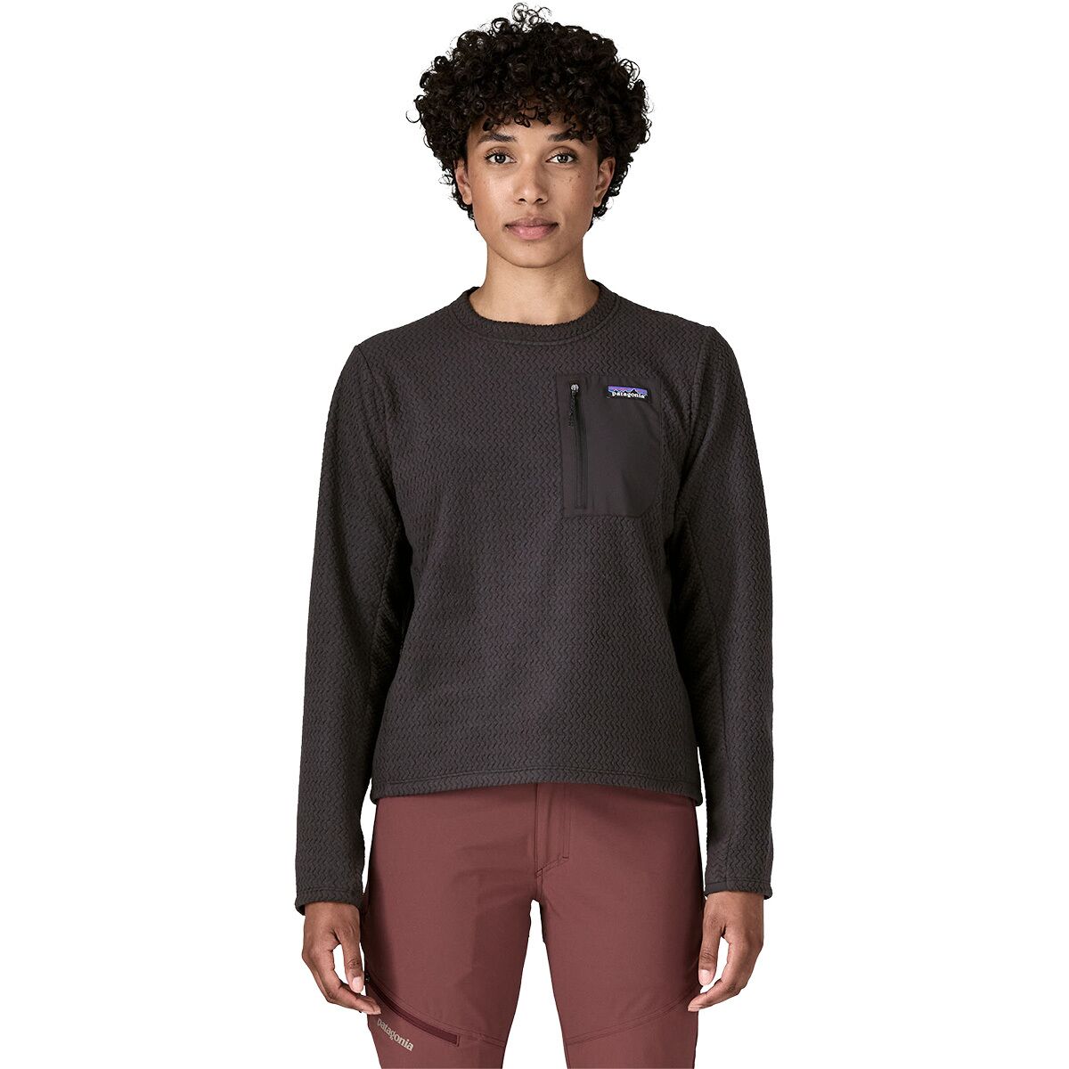 Image of Patagonia R1 Air Crew - Women's Black, XS