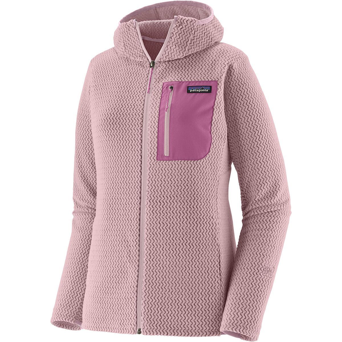 Image of Patagonia R1 Air Full-Zip Hoodie - Women's Quiet Violet, XL