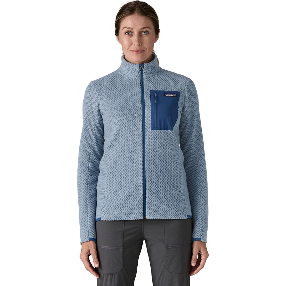 Image of Patagonia R1 Air Jacket - Women's Barnacle Blue, XS