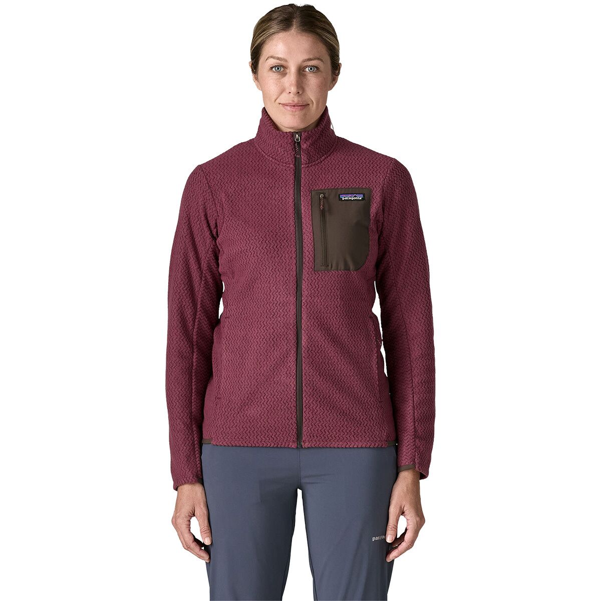 Image of Patagonia R1 Air Jacket - Women's Berry Fig, L