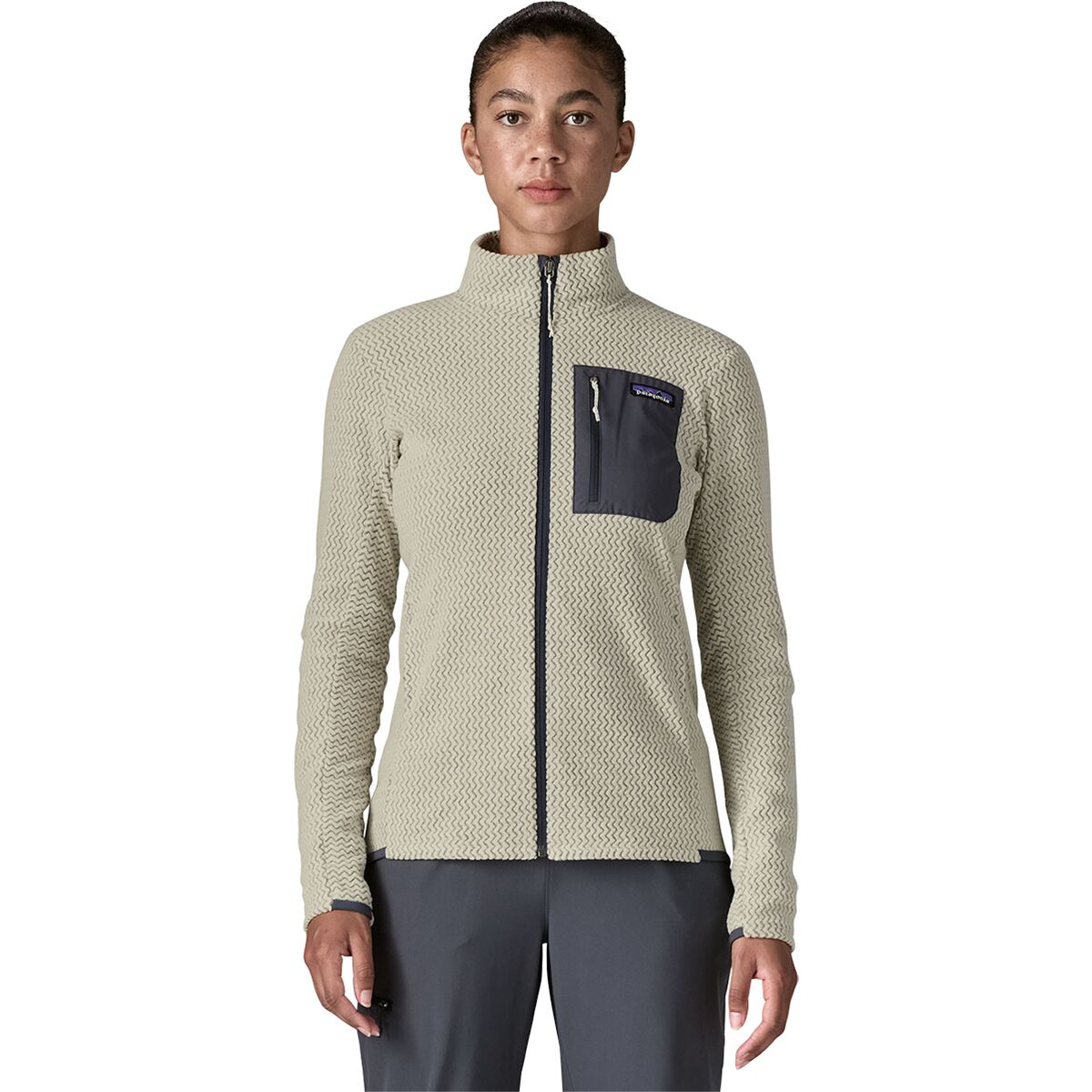 Image of Patagonia R1 Air Jacket - Women's Wool White, XL