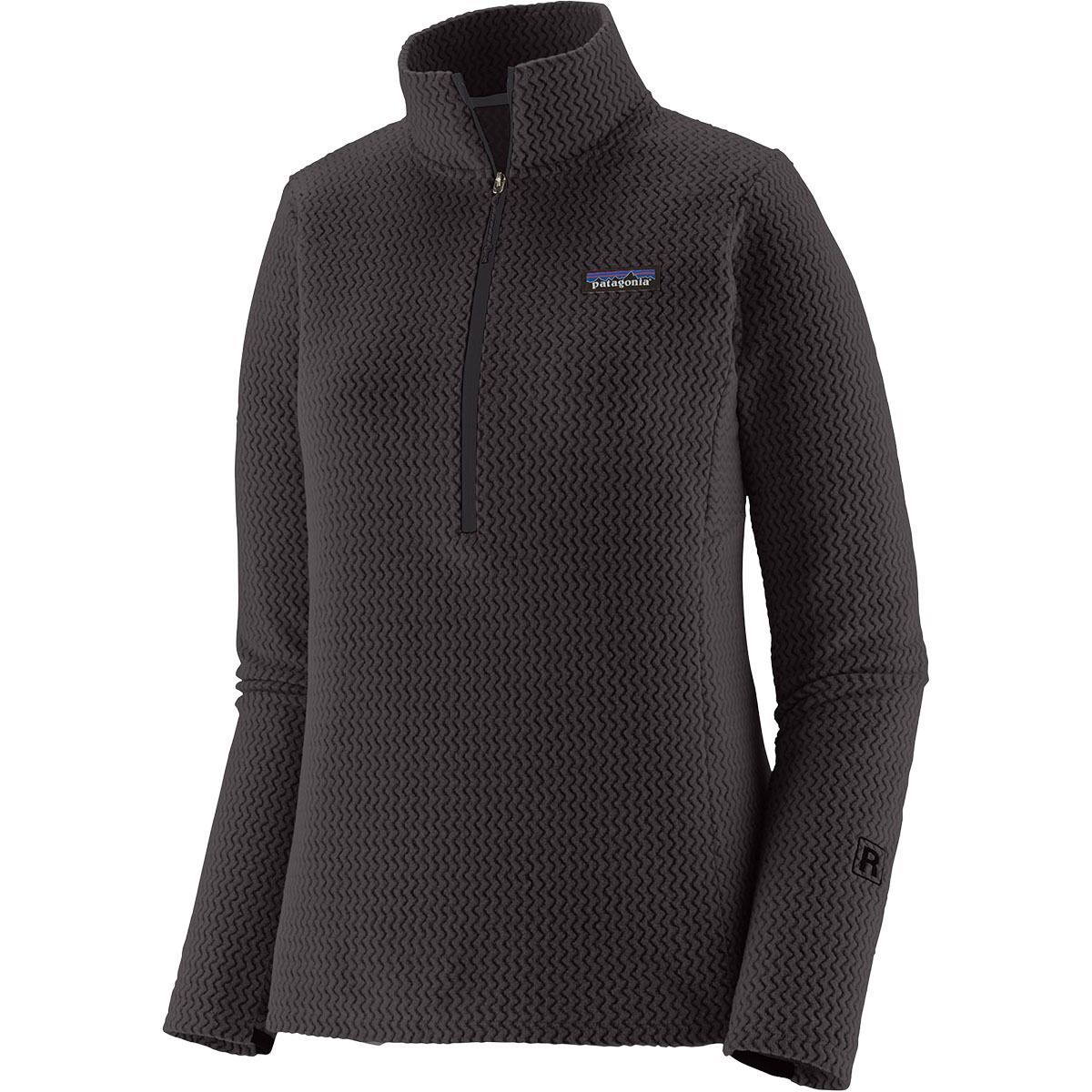 Image of Patagonia R1 Air Zip Neck Top - Women's Black, L