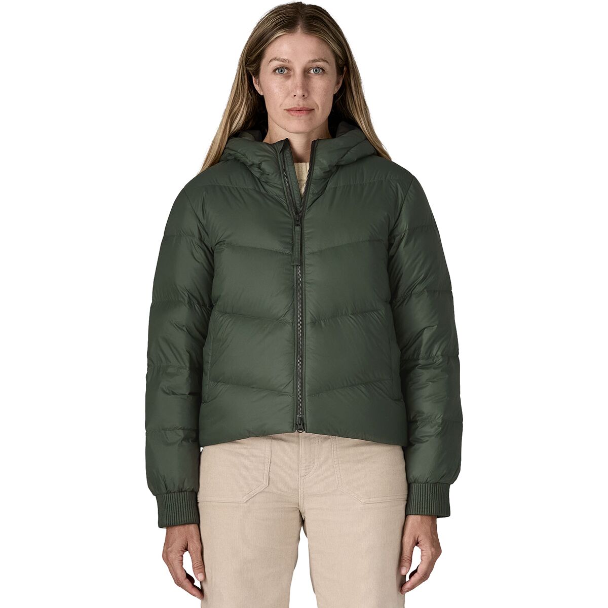Image of Patagonia Sindit Hoodie Jacket - Women's Old Growth Green, M