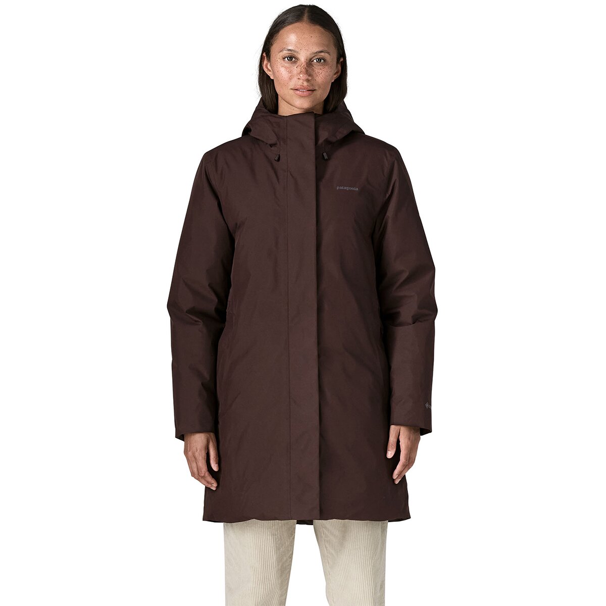 Image of Patagonia Stormshadow Parka - Women's Den Brown, L