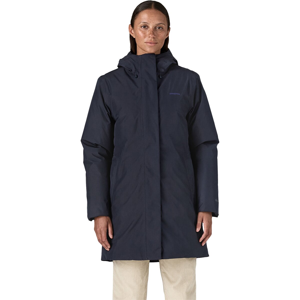 Image of Patagonia Stormshadow Parka - Women's Sunken Blue, L