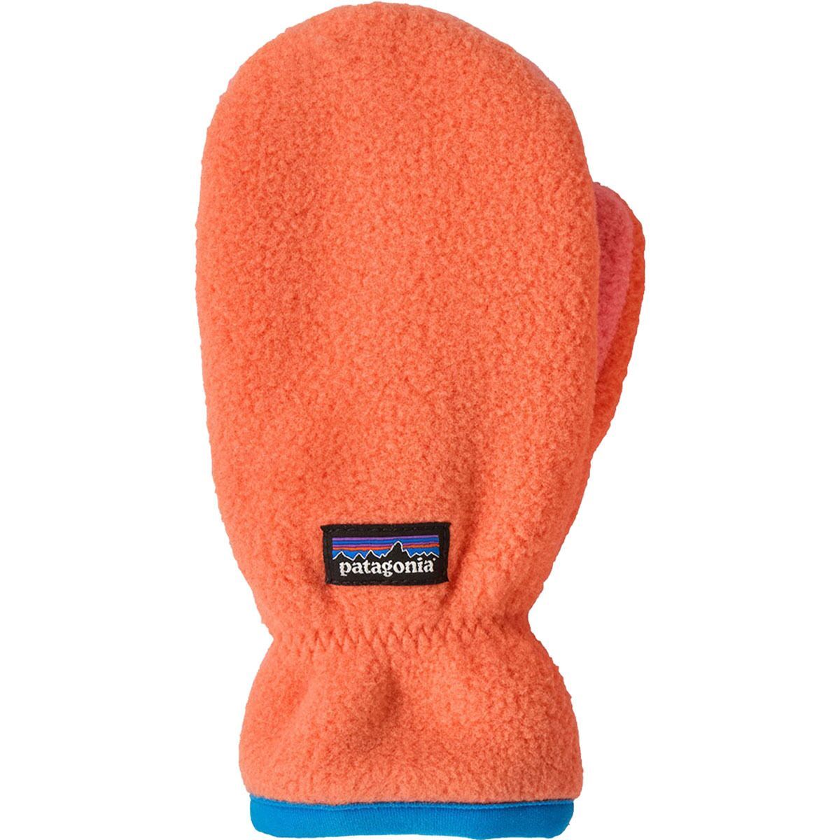 Image of Patagonia Baby Pita Pocket Mitten - Infants' Orange Peel, 3M