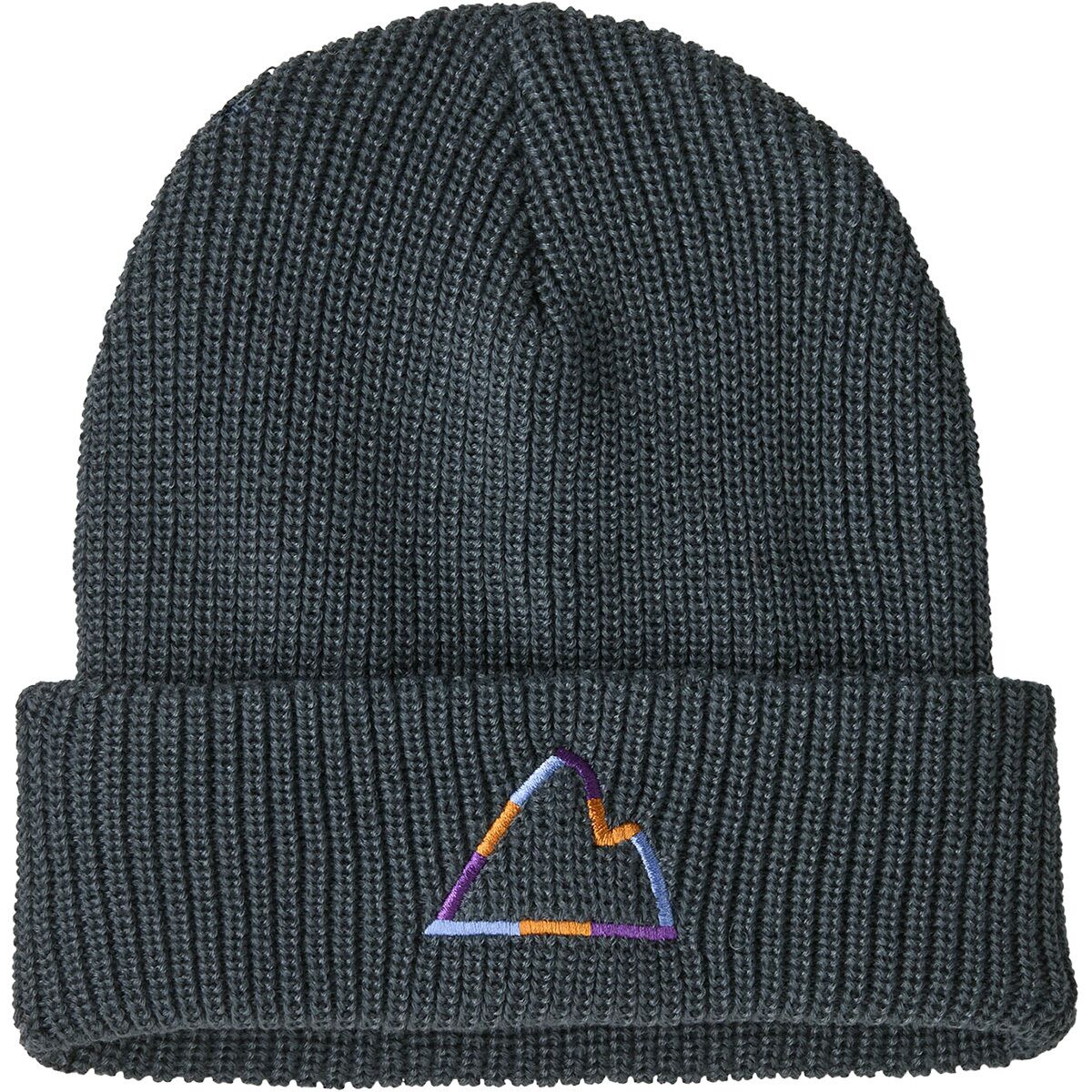 Image of Patagonia Logo Beanie - Kids' Fitz Roy Massif: Summit Blue, One Size
