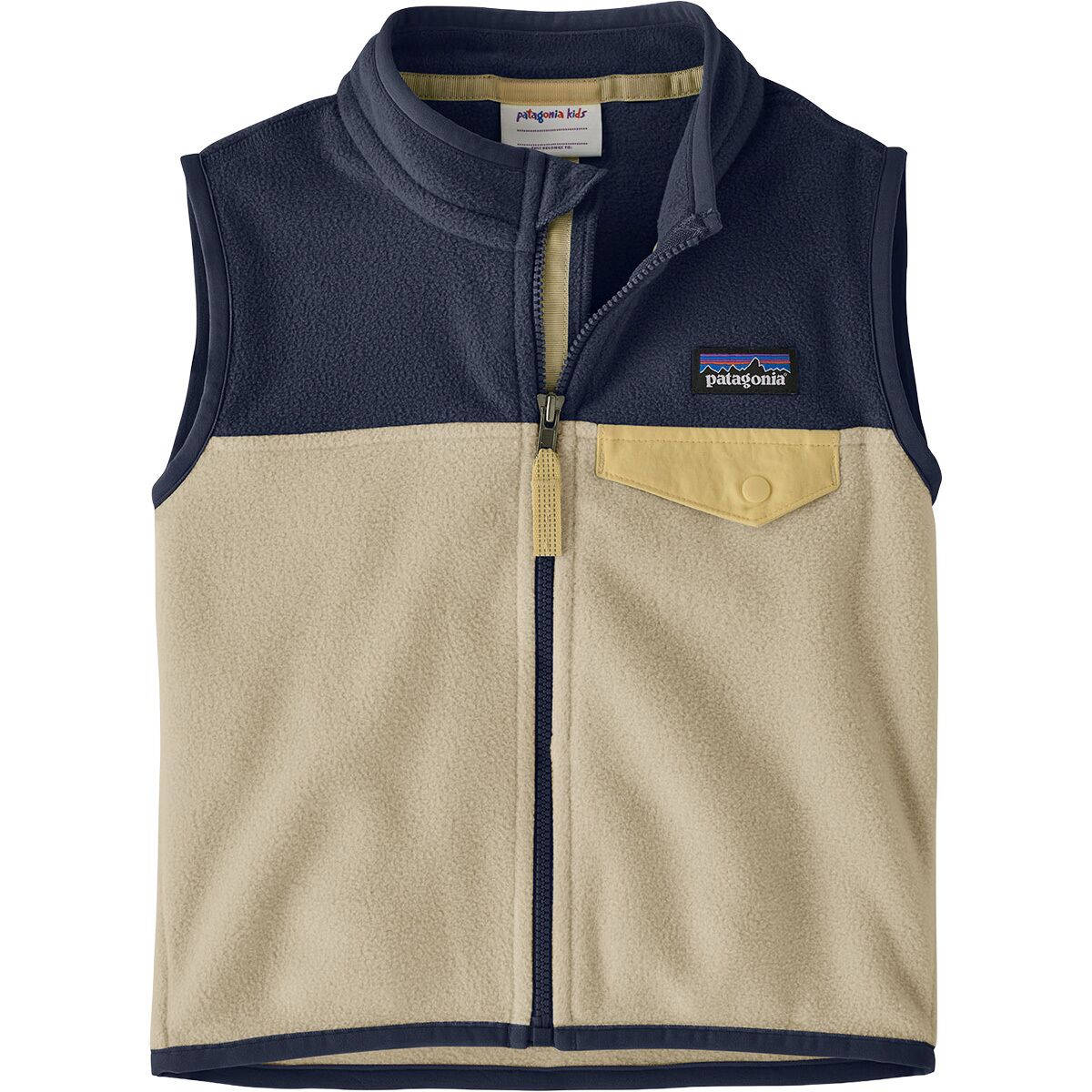 Image of Patagonia Baby Micro D Snap-T Vest - Toddlers' Weathered Stone, 5T