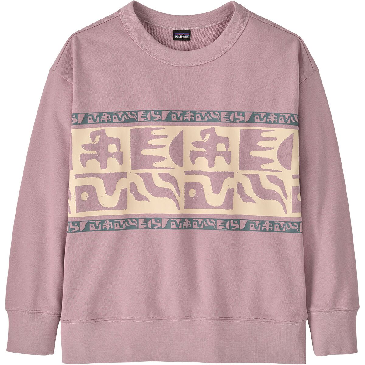 Image of Patagonia Crew Sweatshirt - Kids' Mother Rays Band: Quiet Violet, S
