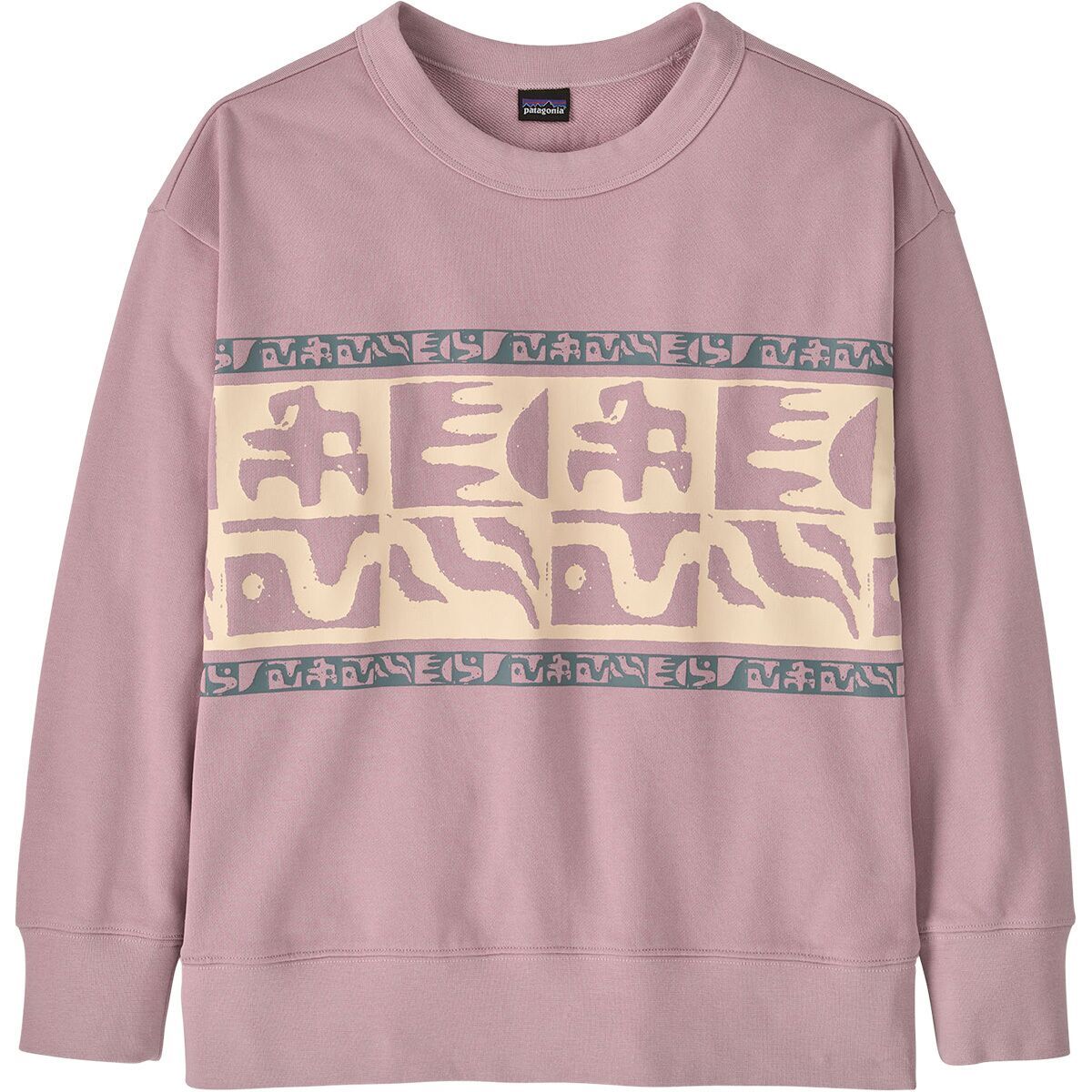 Image of Patagonia Crew Sweatshirt - Kids' Mother Rays Band: Quiet Violet, S