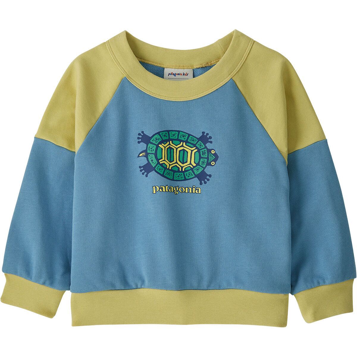 Image of Patagonia Crew Sweatshirt - Toddlers' Island Turtle: Shore Blue, 4T