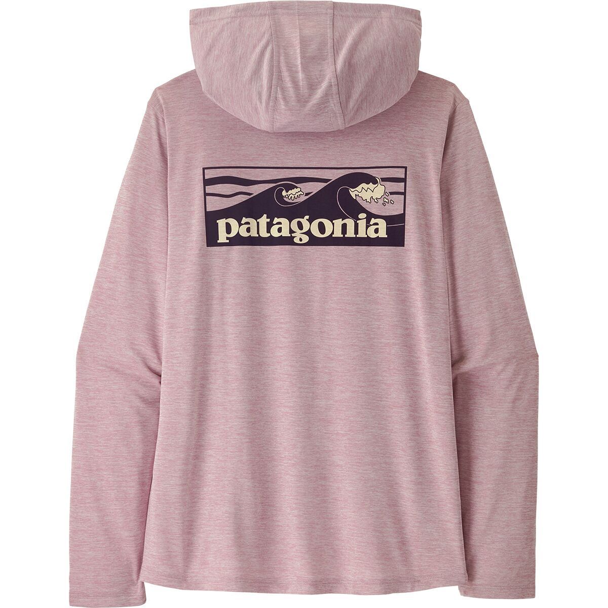 Image of Patagonia Cap Cool Daily Hoodie - Boardshort Logo - Women's Quiet Violet, XL