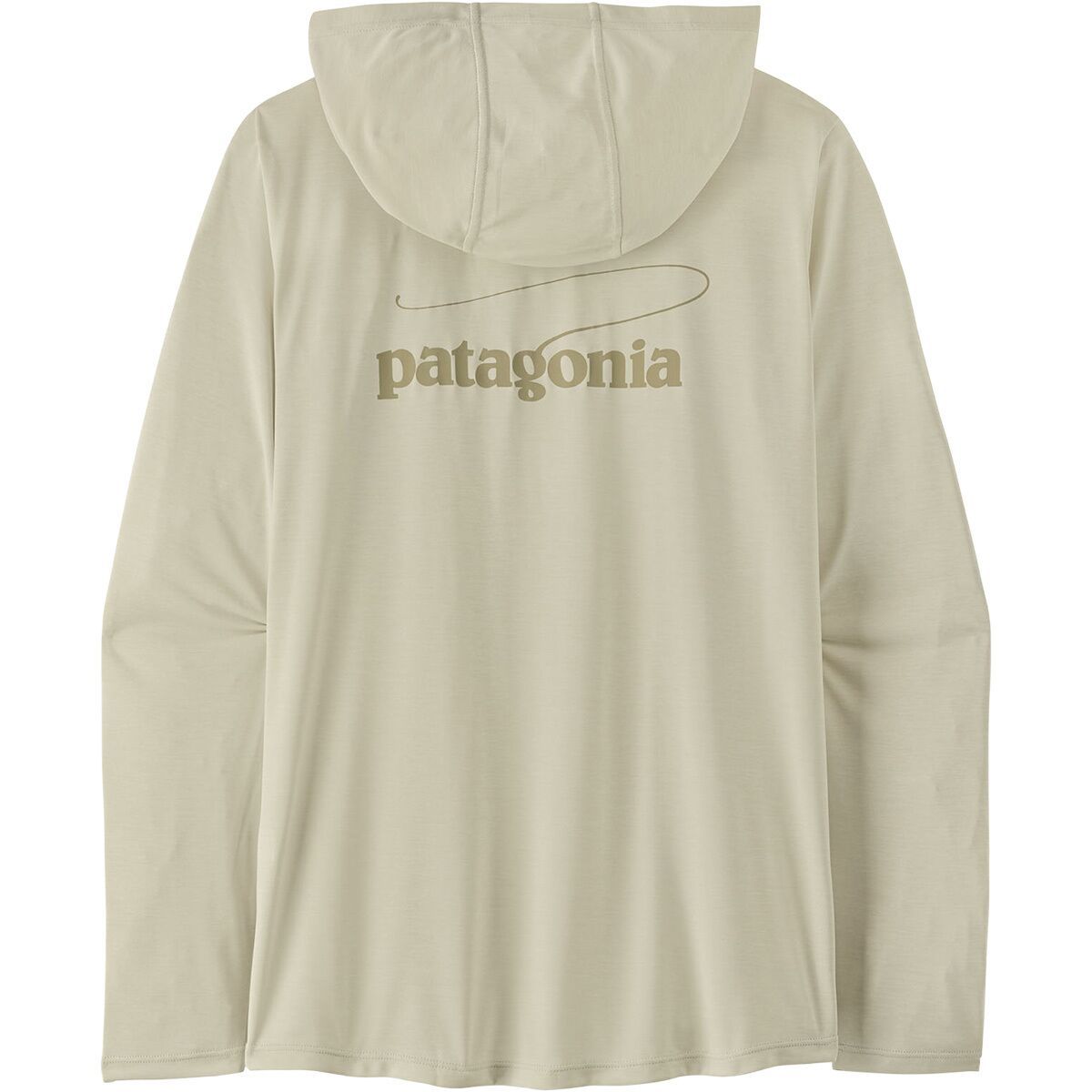 Image of Patagonia Cap Cool Daily Hoodie - Casting Logo - Women's Dyno White, M