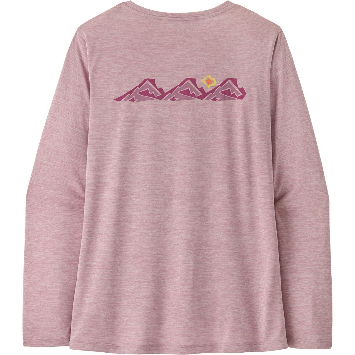 Image of Patagonia Capilene Cool Daily Trailcheck Long-Sleeve Shirt - Women's Quiet Violet, XL