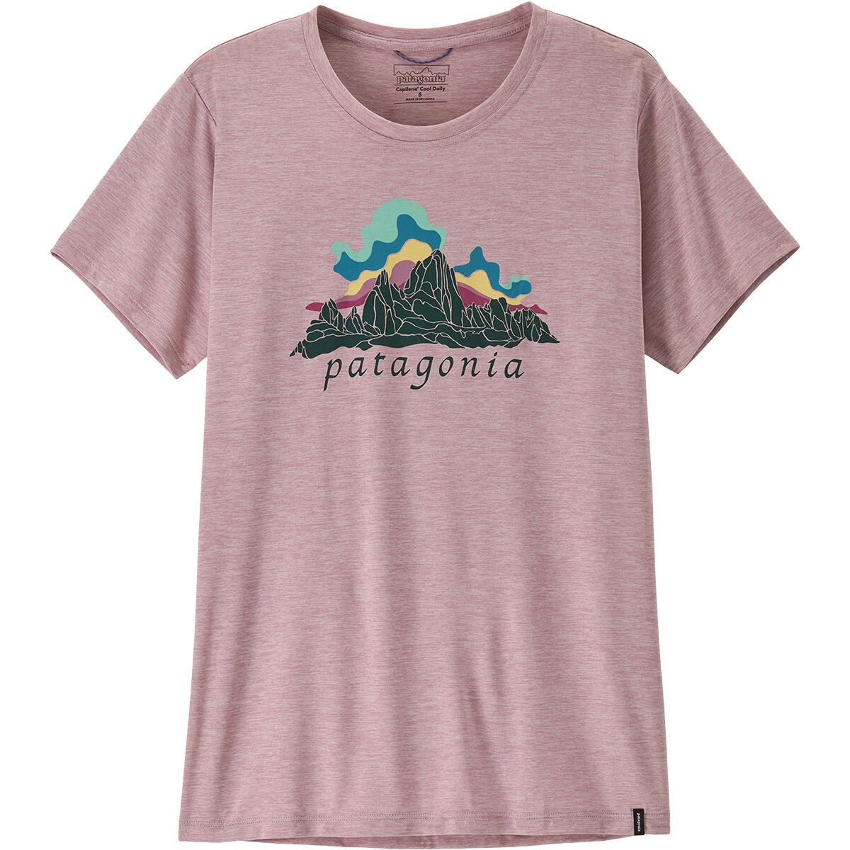 Image of Patagonia Capilene Cool Daily Fitz Roy Nimbus Shirt - Women's Quiet Violet, XL