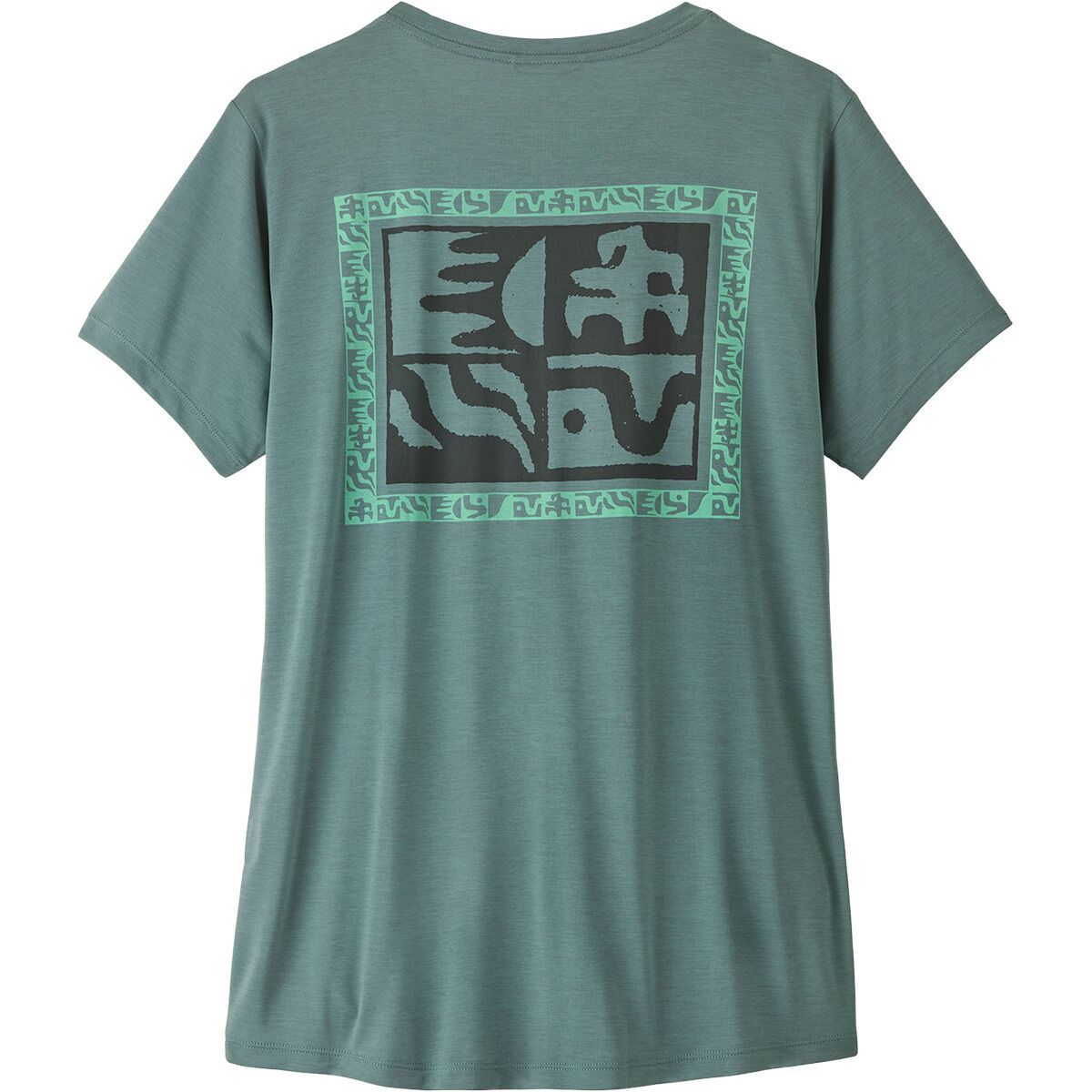 Image of Patagonia Cap Cool Daily Shirt - Mother Rays - Women's Blue Sage/Light Blue Sage X-Dye, M