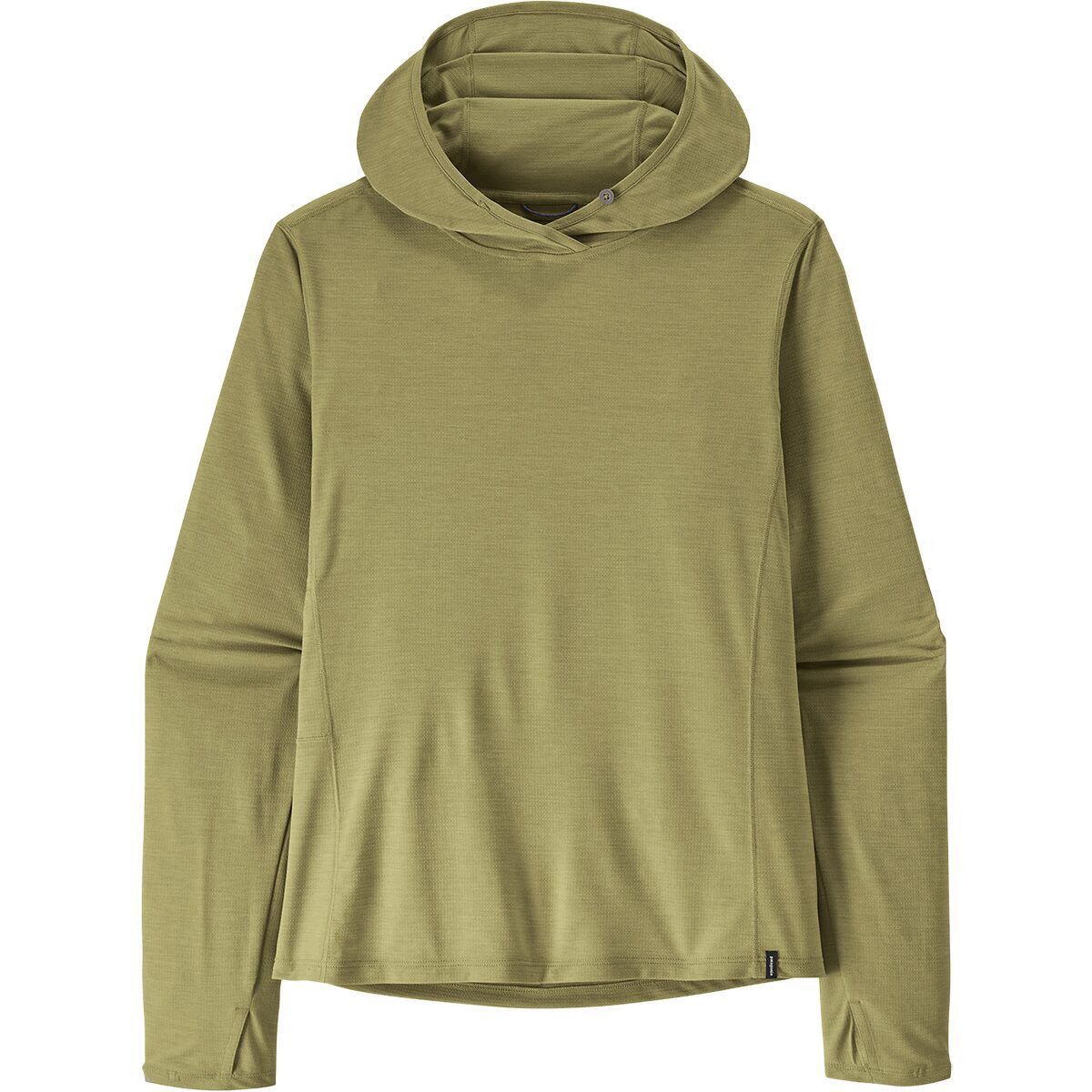Image of Patagonia Cap Cool Sun Hoodie - Women's Gumtree Green/Light Gumtree Green X-Dye, M