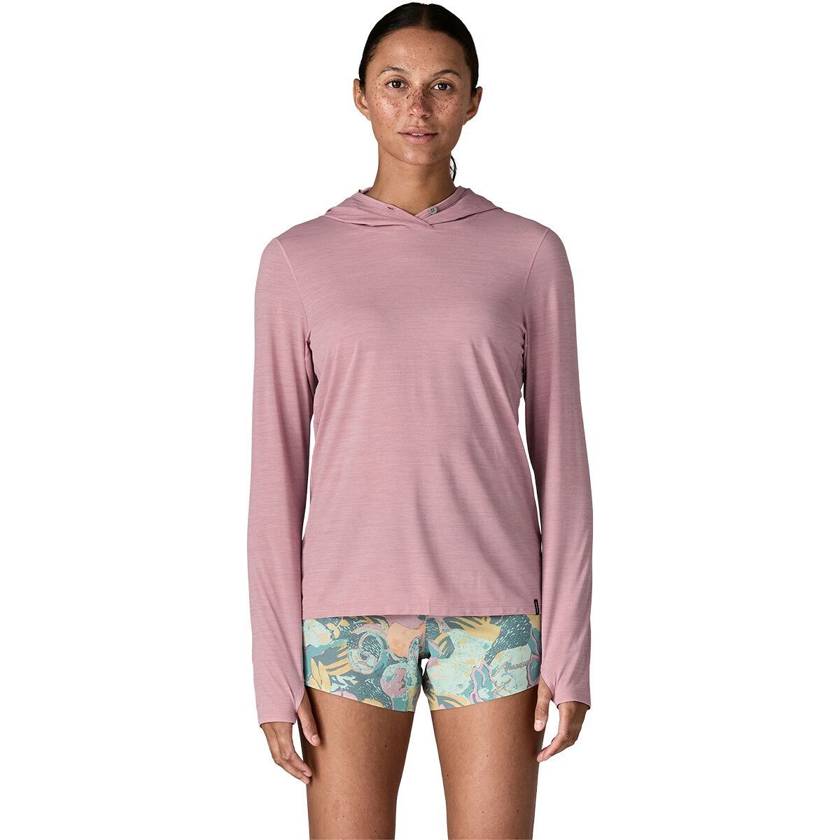 Image of Patagonia Capilene Cool Ultra Hoodie - Women's Light Violet/Quiet Violet X-Dye, L