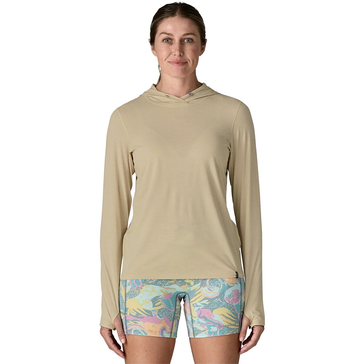 Patagonia Patagonia Capilene Cool Ultra Hoodie - Women's Pumice/Dyno White X-Dye, XL