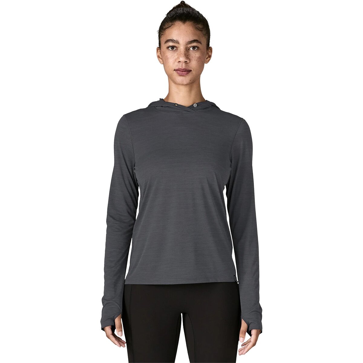 Image of Patagonia Capilene Cool Ultra Hoodie - Women's Smolder Blue/Light Smolder Blue X-Dye, XL