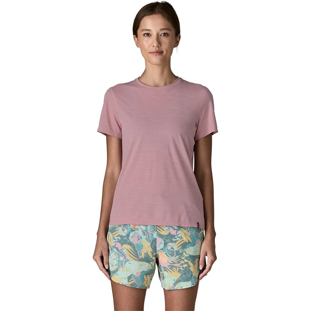 Image of Patagonia Capilene Cool Ultra Shirt - Women's Light Violet/Quiet Violet X-Dye, M