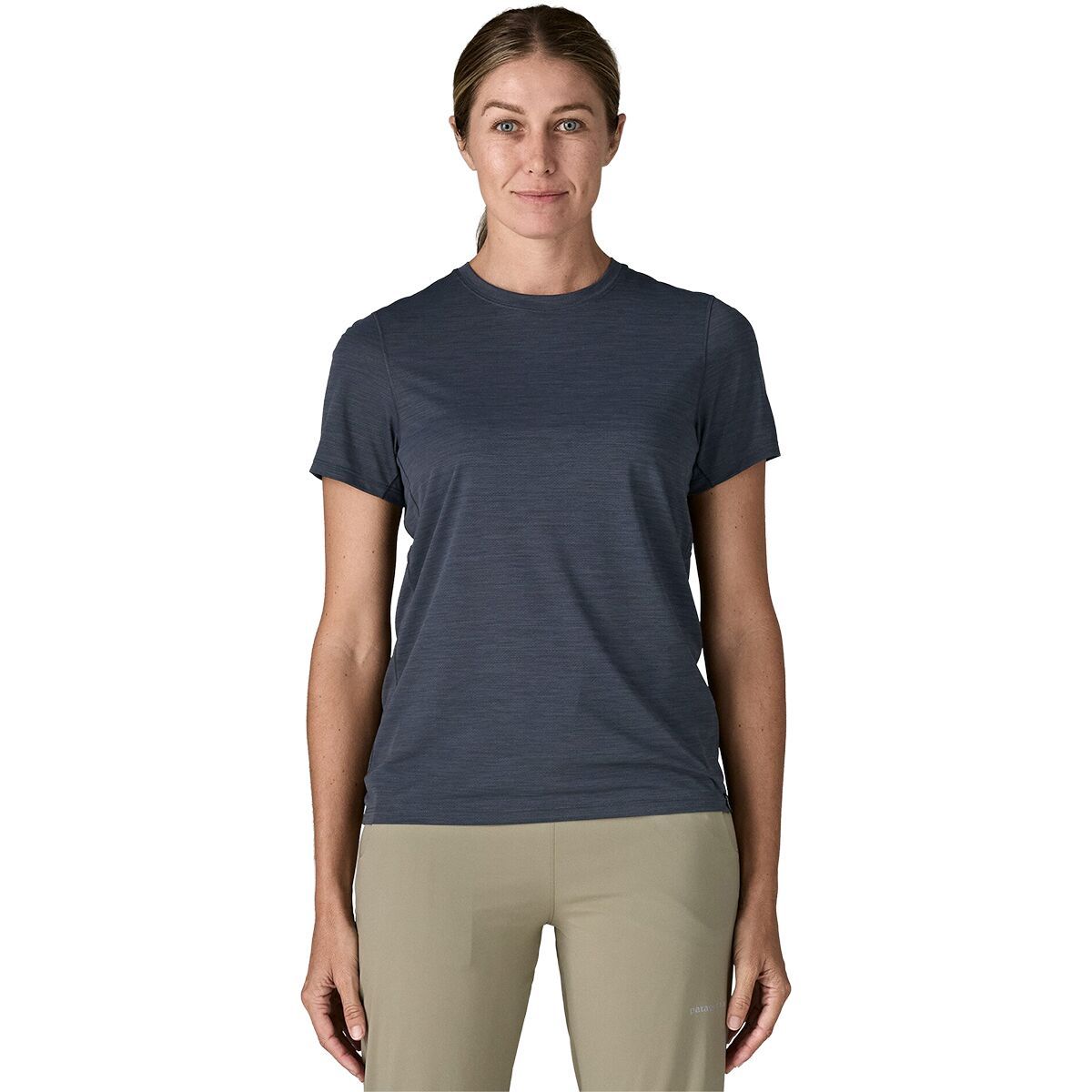 Image of Patagonia Capilene Cool Ultra Shirt - Women's Smolder Blue/Light Smolder Blue X-Dye, S