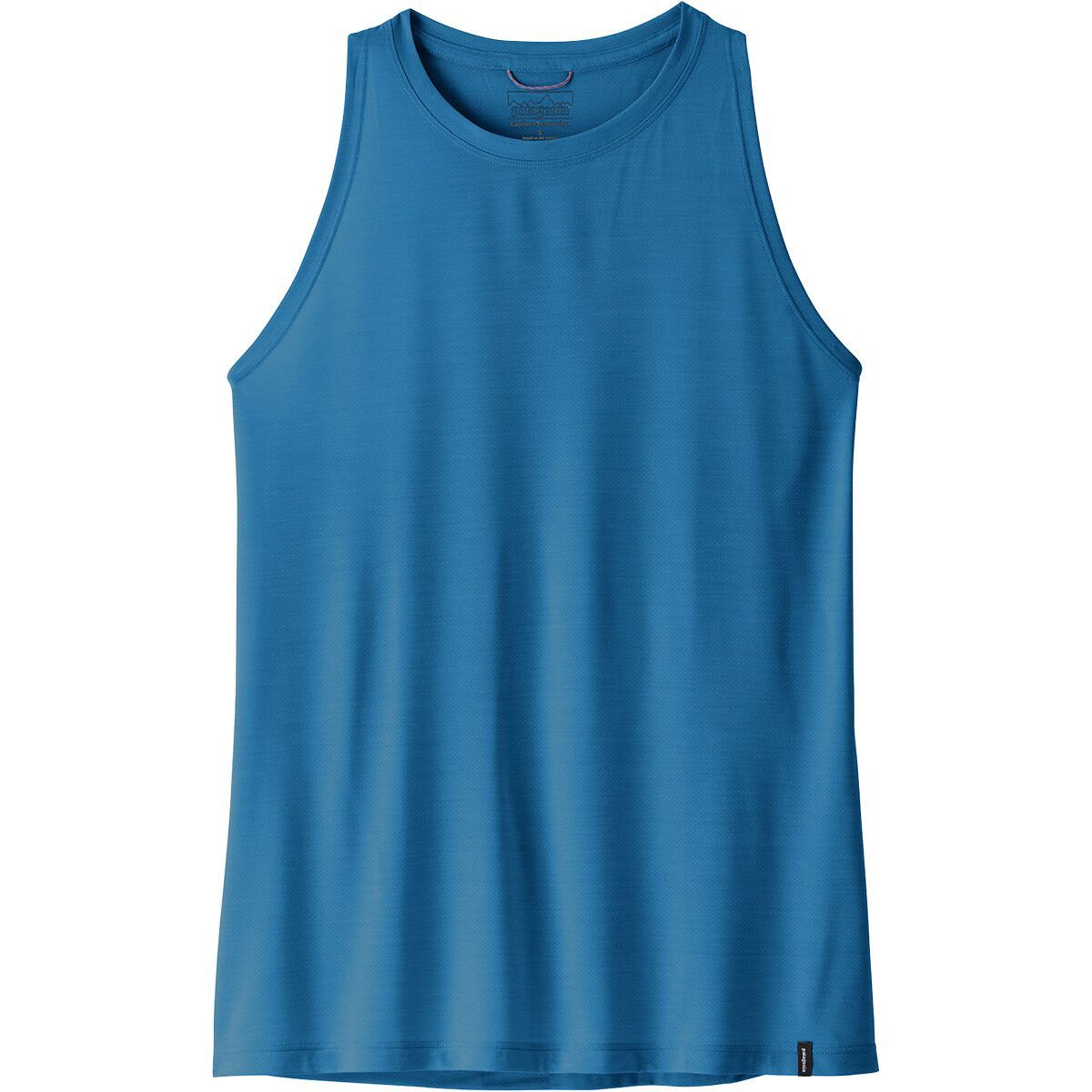 Image of Patagonia Cap Cool Ultra Tank Top - Women's Aquatic Blue/Light Aquatic Blue X-Dye, L