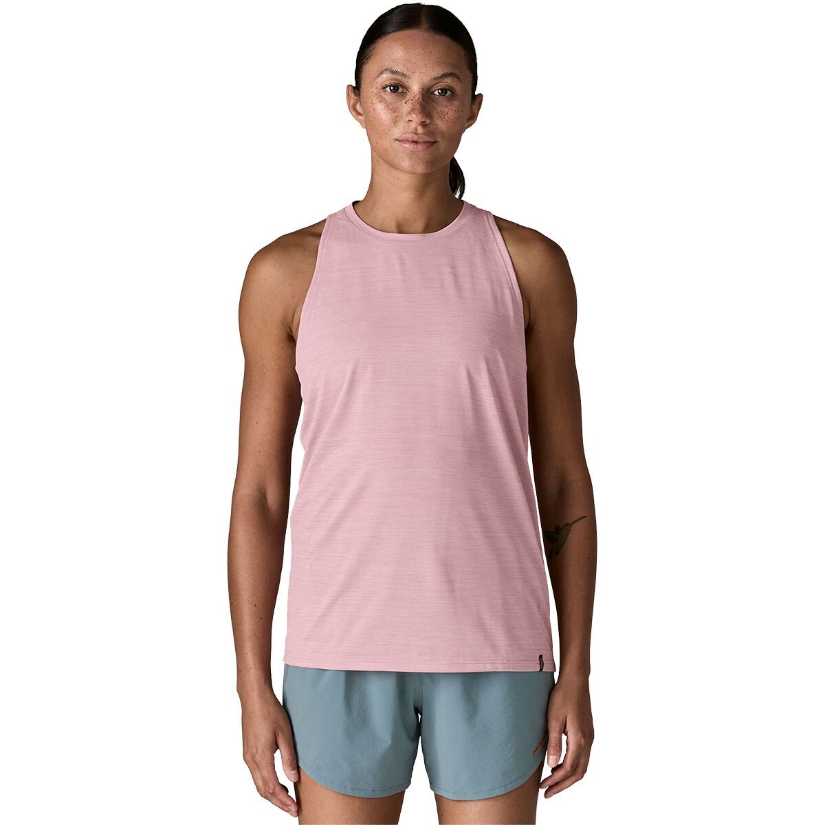 Image of Patagonia Capilene Cool Ultra Tank Top - Women's Light Violet/Quiet Violet X-Dye, L