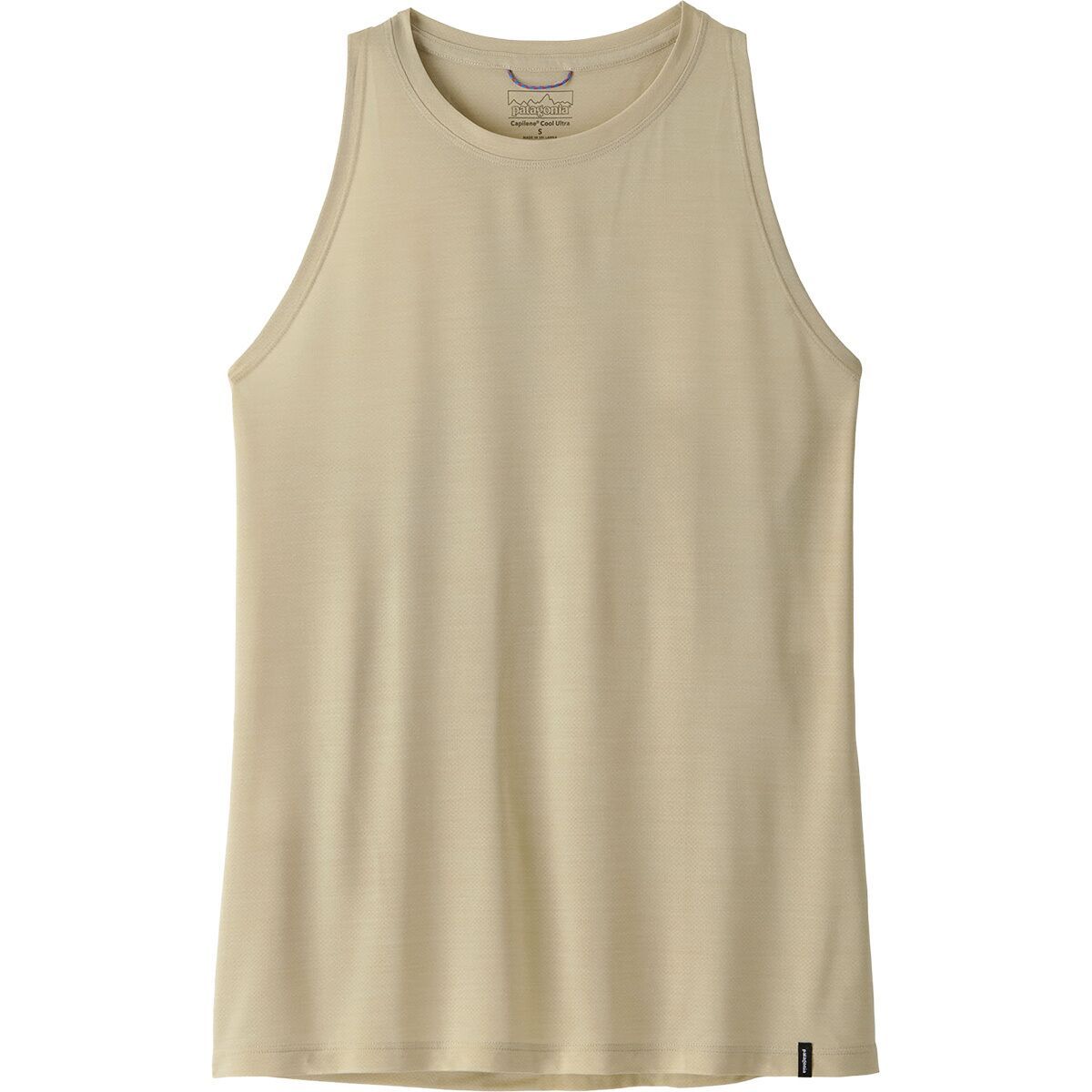 Image of Patagonia Cap Cool Ultra Tank Top - Women's Pumice/Dyno White X-Dye, L