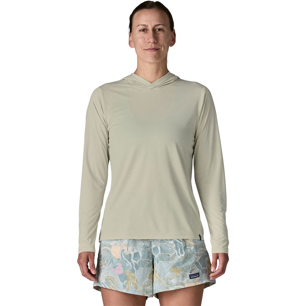 Image of Patagonia Capilene Cool Daily Hoodie - Women's Dyno White, L