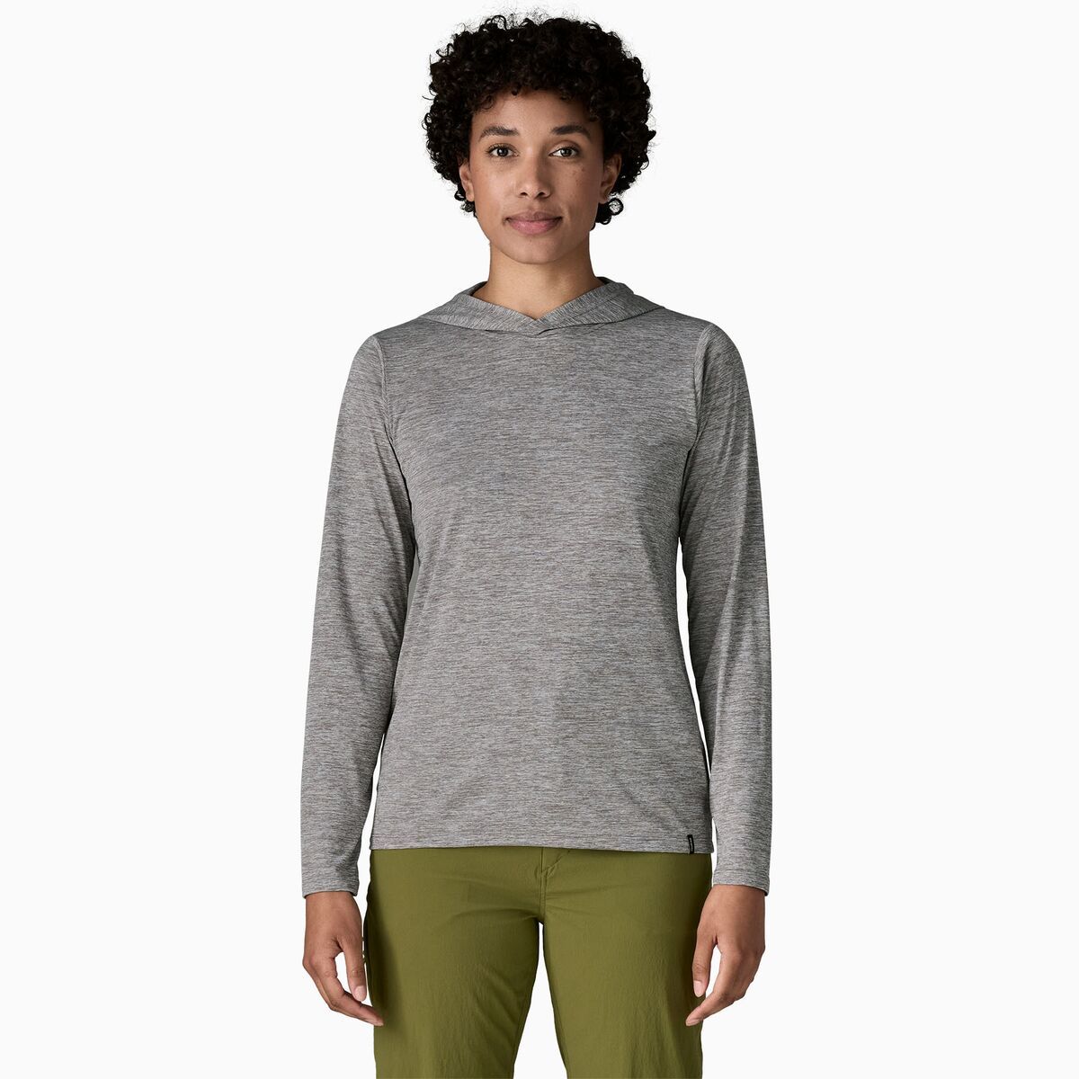 Image of Patagonia Capilene Cool Daily Hoodie - Women's Feather Grey, XS