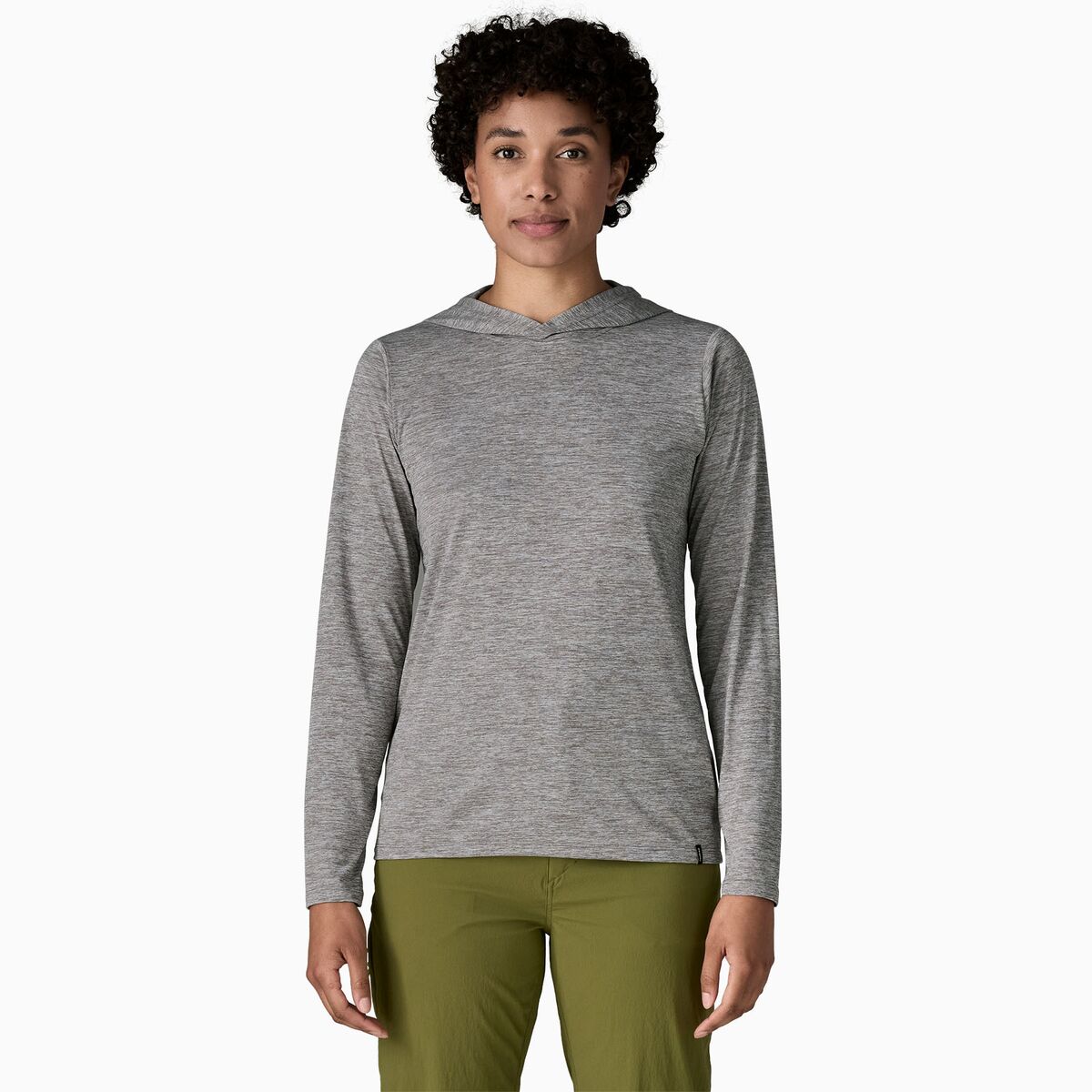 Image of Patagonia Capilene Cool Daily Hoodie - Women's Feather Grey, L