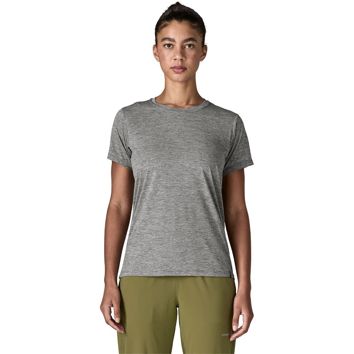 Image of Patagonia Capilene Daily Short-Sleeve Shirt - Women's Feather Grey, S
