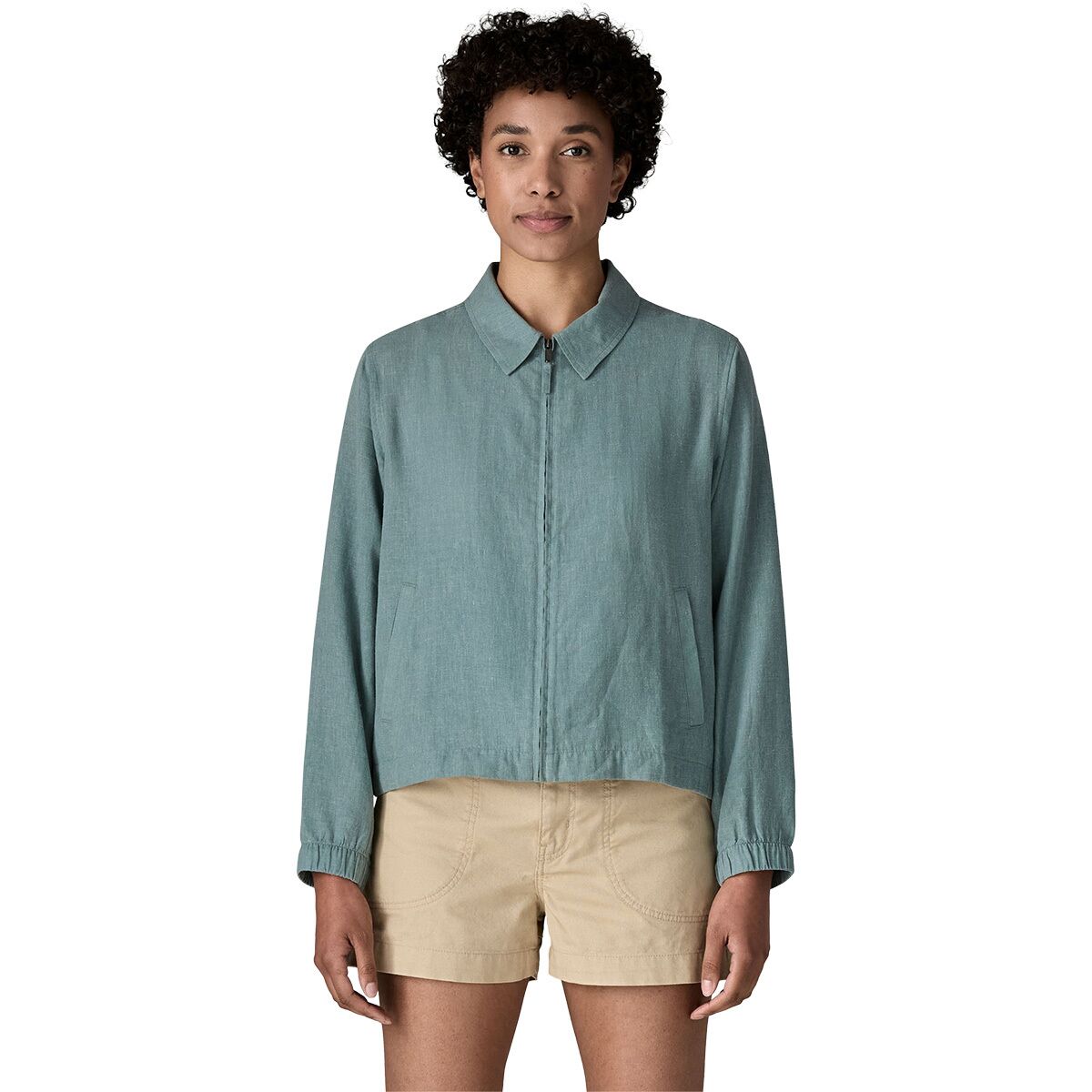 Image of Patagonia Garden Island Jacket - Women's Whole Weave/Blue Sage, L