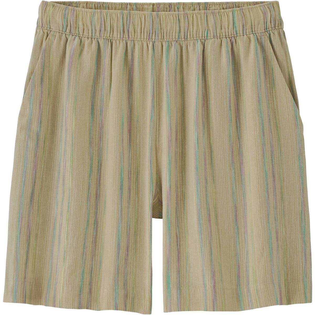 Image of Patagonia Garden Island Long 6in Short - Women's Rapids/Weathered Stone, L