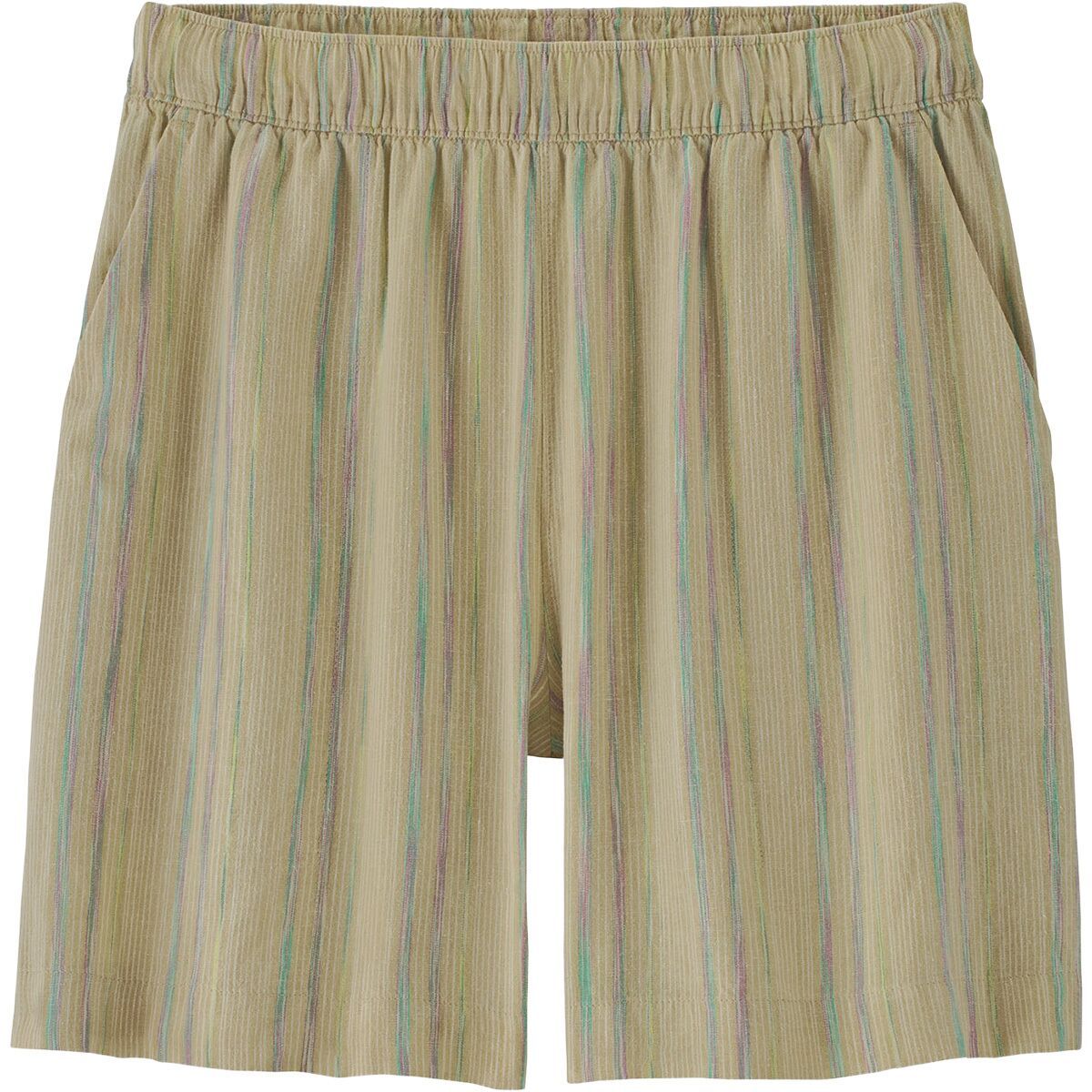 Image of Patagonia Garden Island Long 6in Short - Women's Rapids/Weathered Stone, XS