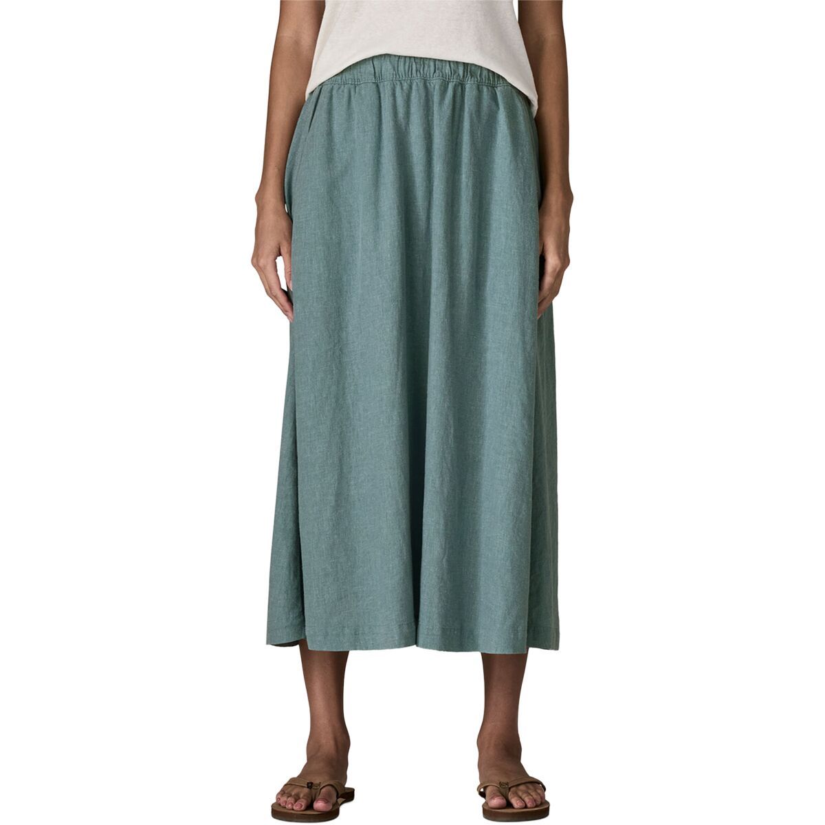 Image of Patagonia Garden Island Skirt - Women's Whole Weave/Blue Sage, M