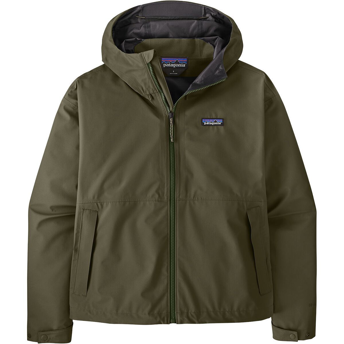 Image of Patagonia Mesa Lane Rain Jacket - Women's Basin Green, XL