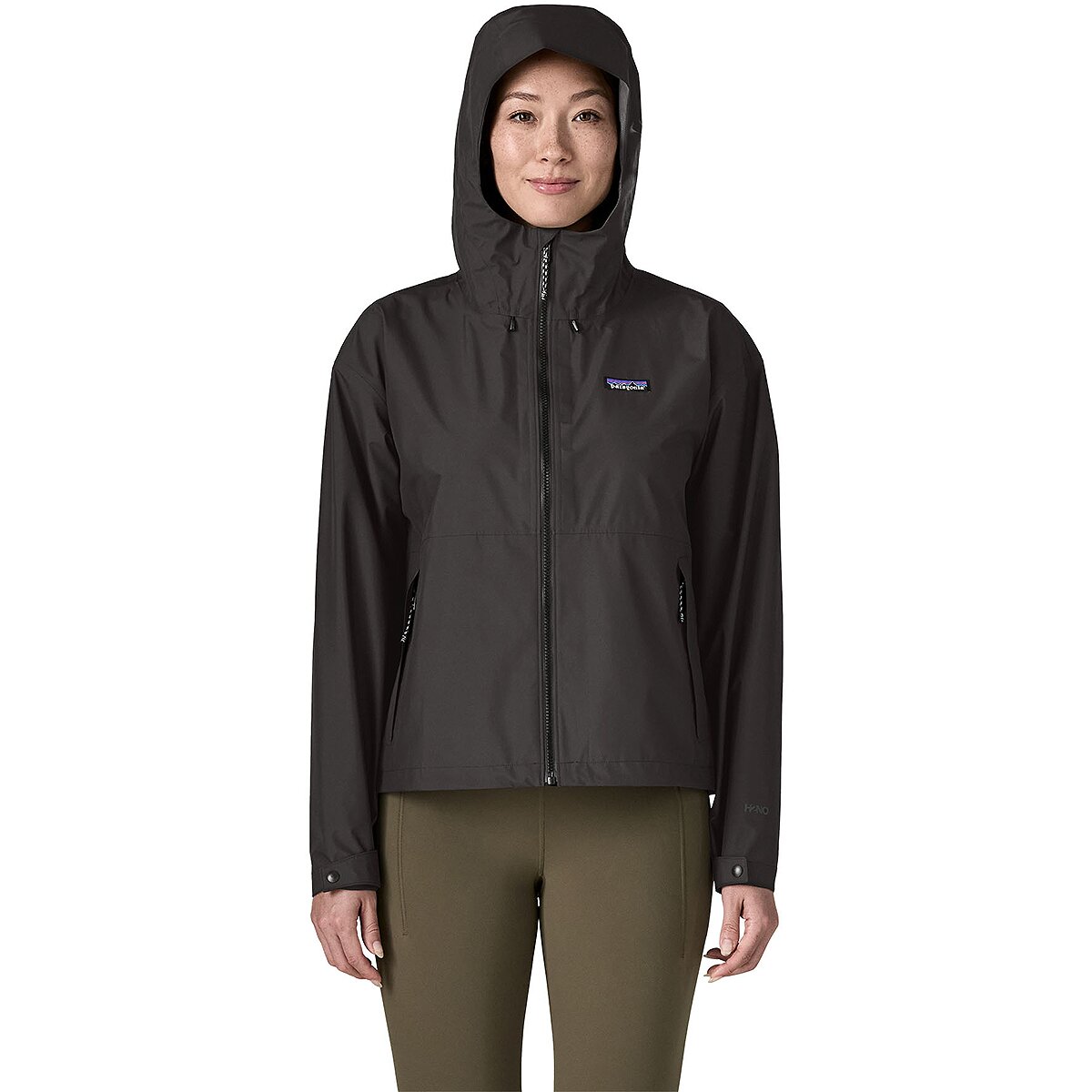 Image of Patagonia Mesa Lane Rain Jacket - Women's Black, M