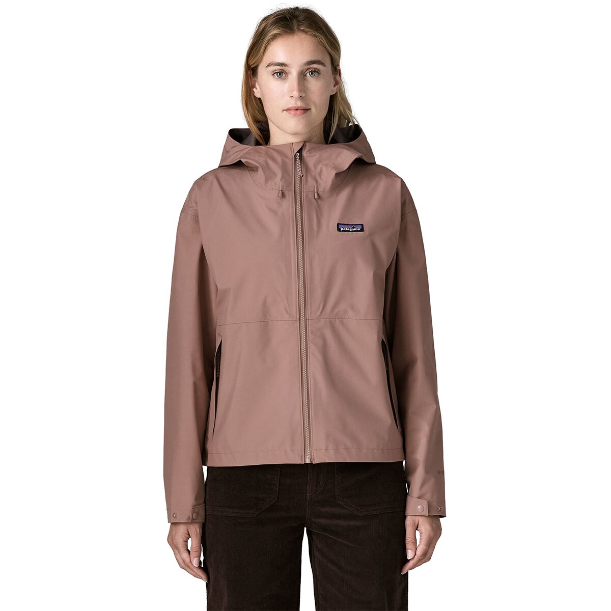 Image of Patagonia Mesa Lane Rain Jacket - Women's Moonrise Taupe, XL