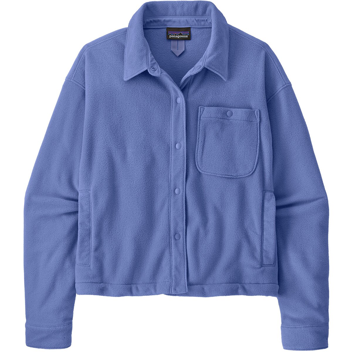 Image of Patagonia Micro D Fleece Shirt Jacket - Women's Diver Blue, S