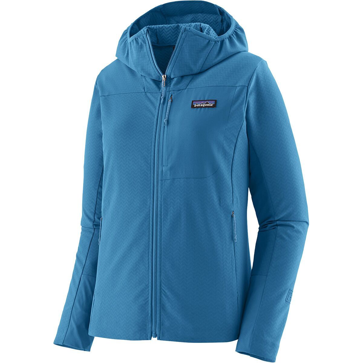 Image of Patagonia R1 CrossStrata Hoodie - Women's Aquatic Blue, XS