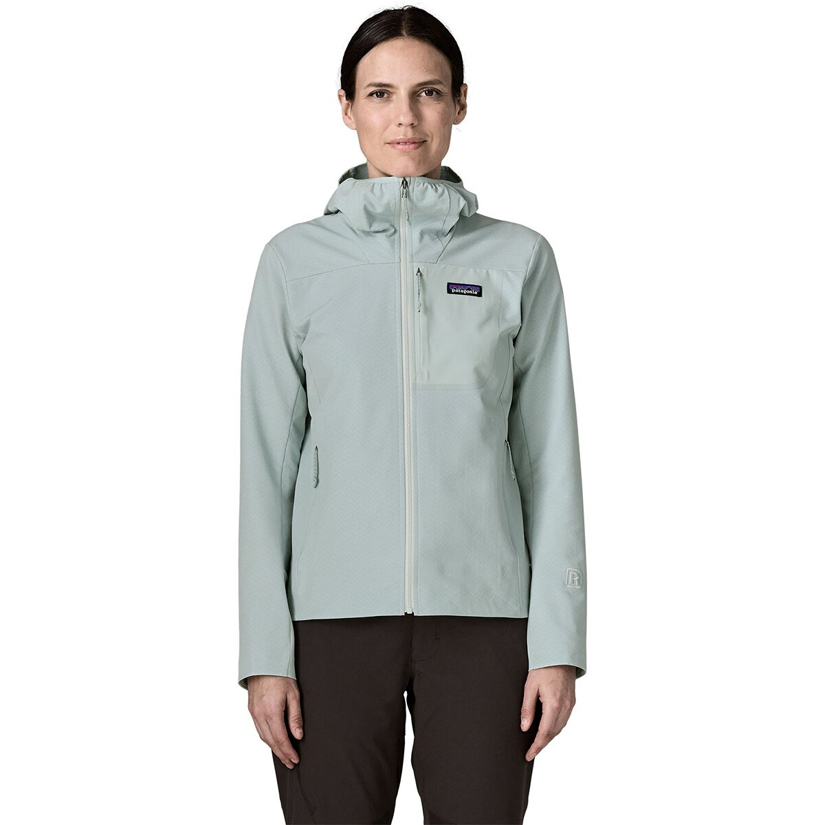 Image of Patagonia R1 CrossStrata Hoodie - Women's Virtually Blue, M
