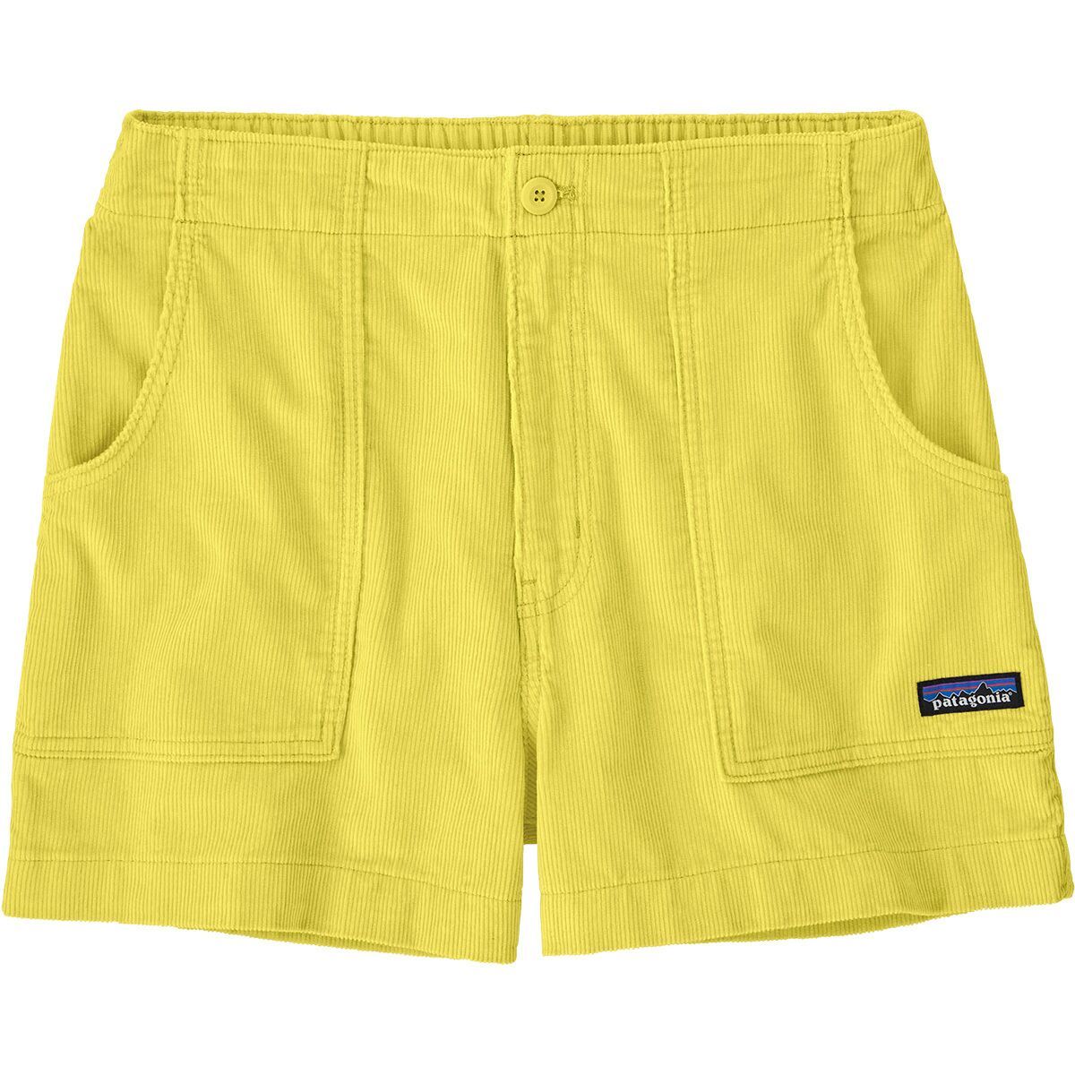 Image of Patagonia Retro Cord Short - Women's Lemon Zest, XS