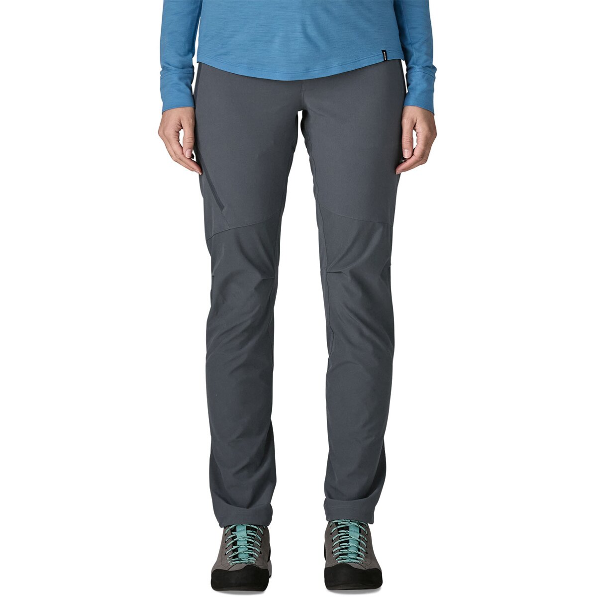 Image of Patagonia Terravia Alpine Pant - Women's Smolder Blue, 8/Short